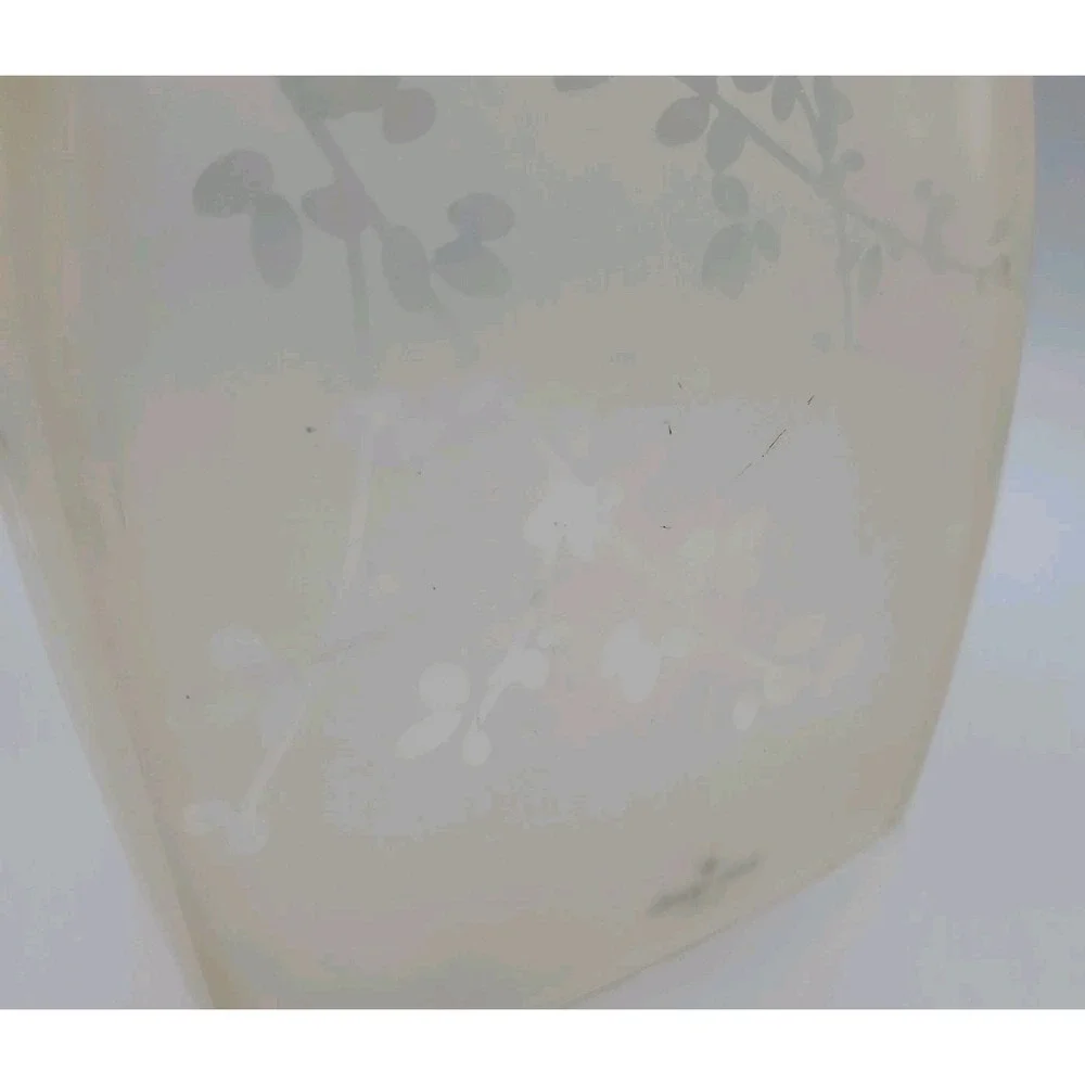 Kate Spade New York Frosted‎ Floral Tissue Box Cover Square Vanity Bath Decor